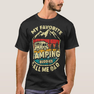 Meine Lieblings-Camping-Kumpels nennen mich Papa V T-Shirt