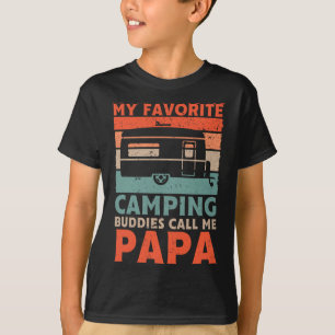 Meine Lieblings-Camping-Kumpels nennen mich Papa V T-Shirt