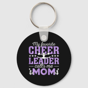 Meine Lieblings-Cheerleader nennt mich Mama Cheer Schlüsselanhänger