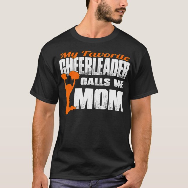 Meine Lieblings-Cheerleader nennt mich Mama fröhli T-Shirt (Vorderseite)