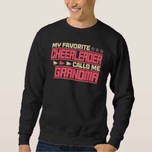 Meine Lieblings-Cheerleader nennt mich Oma Niedlic Sweatshirt