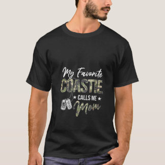 Meine Lieblings-Coastie nennt mich Mama stolz US C T-Shirt