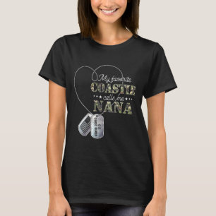Meine Lieblings-Coastie nennt mich Nana Küstenwach T-Shirt