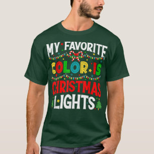 Meine Lieblings-FarbeWeihnachtslicht PajamaXmas Fu T-Shirt