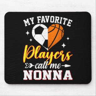 Meine Lieblings-Fußball-Basketballspieler nennen m Mousepad