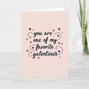 Meine Lieblings-Galentines-Day-Karte Karte