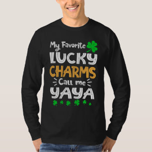 Meine Lieblings-Glücksbringer nennen Me Yaya Funny T-Shirt