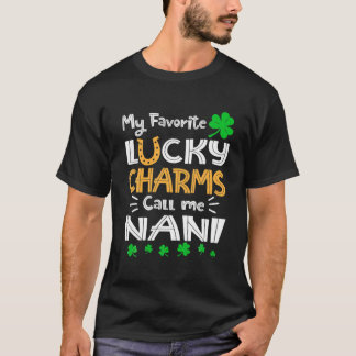 Meine Lieblings-Glücksbringer nennen mich Nani Fun T-Shirt
