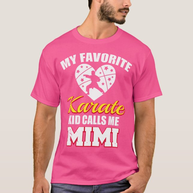 Meine Lieblings-Karate nennt mich Mimi Funny Karat T-Shirt (Vorderseite)