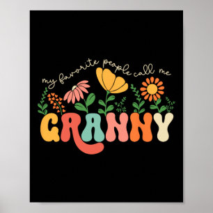 Meine Lieblings-Leute nennen mich Granny Mütter Da Poster