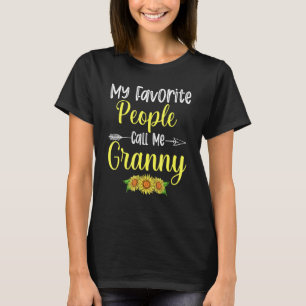Meine Lieblings-Leute nennen mich Granny Sonnenblu T-Shirt