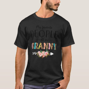 Meine Lieblings-Leute nennen mich Granny Women Blu T-Shirt