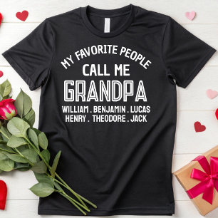 Meine Lieblings-Leute nennen mich Großvater Vater  T-Shirt