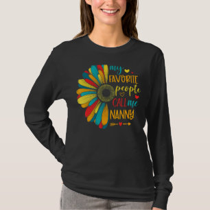 Meine Lieblings-Leute nennen mich "Gruschige Blume T-Shirt