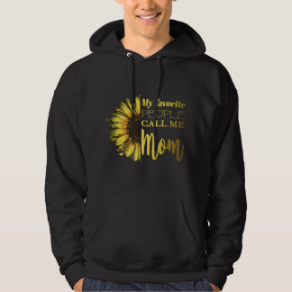 Meine Lieblings-Leute nennen mich Mama Sonnenblume Hoodie