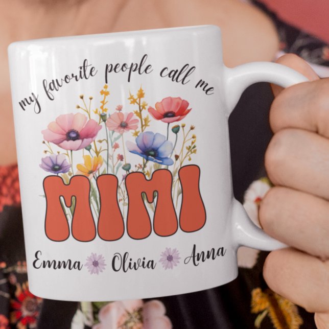 Meine Lieblings-Leute nennen mich Mimi-Tasse Kaffeetasse (Von Creator hochgeladen)