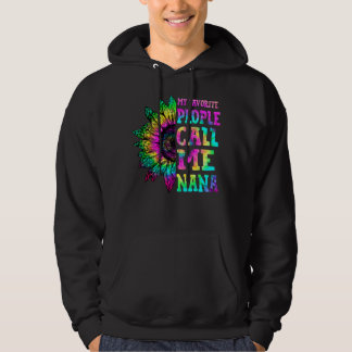 Meine Lieblings-Leute nennen mich Nana Sonnenblume Hoodie