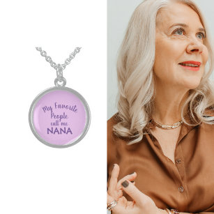 Meine Lieblings-Leute nennen mich Nana Sterling Silberkette