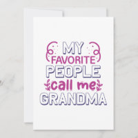 Meine Lieblings-Leute nennen mich Oma