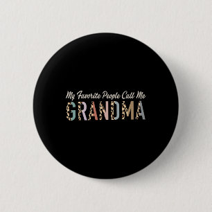Meine Lieblings-Leute nennen mich Oma Geschenke Le Button