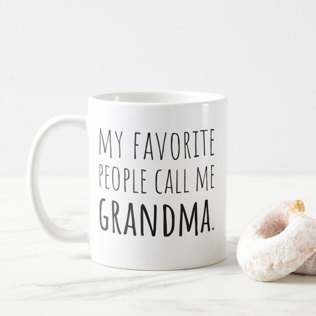 Meine Lieblings-Leute nennen mich Oma Kaffeetasse (Mit Donut)