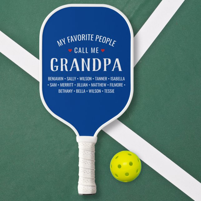 Meine Lieblings-Leute nennen mich Opa Custom Pickleball Schläger (Von Creator hochgeladen)