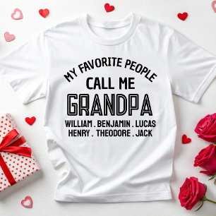 Meine Lieblings-Leute nennen mich Opa Daddy zum Ge T-Shirt