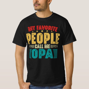 Meine Lieblings-Leute nennen mich Opa Funny Vatert T-Shirt