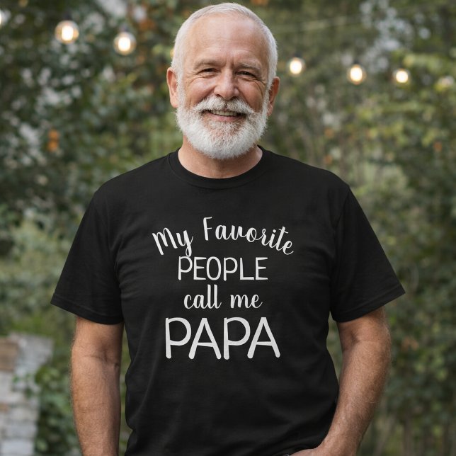 Meine Lieblings-Leute nennen mich Papa Funny Opa T-Shirt (Von Creator hochgeladen)