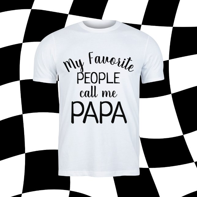 Meine Lieblings-Leute nennen mich Papa Funny Opa T-Shirt (Von Creator hochgeladen)
