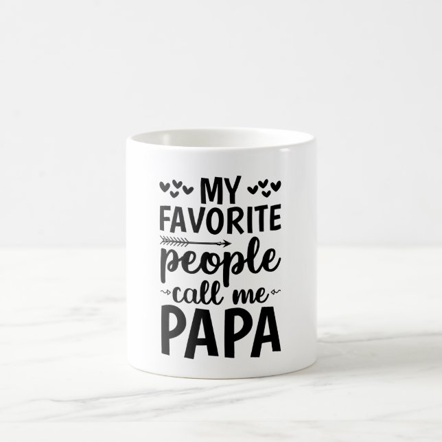 Meine Lieblings-Leute nennen mich Papa Kaffeetasse (Mittel)
