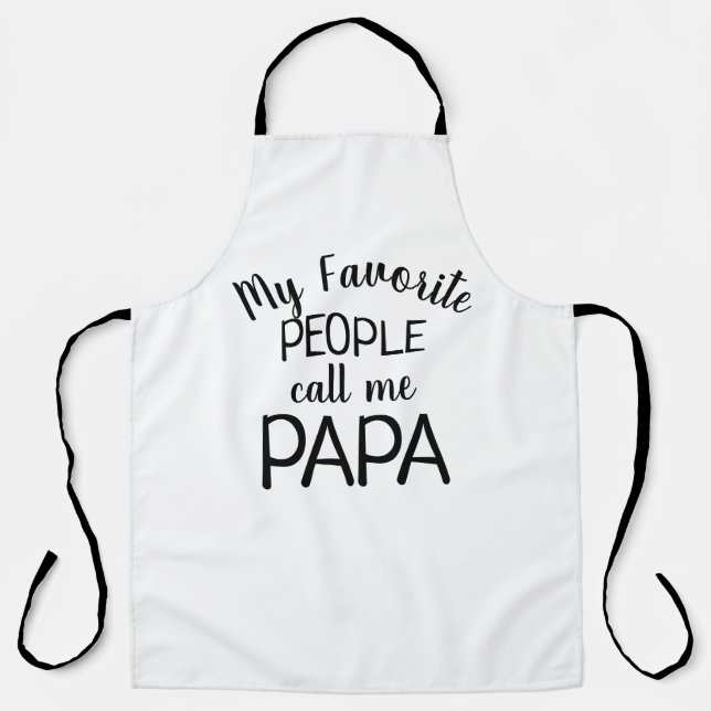 Meine Lieblings-Leute nennen mich Papa Schürze (Vorderseite)