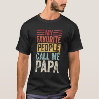 Meine Lieblings-Leute nennen mich Papa Vintagen lu T-Shirt