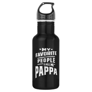 Meine Lieblings-Leute nennen mich Pappa - Vater Gr Edelstahlflasche