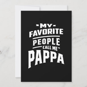 Meine Lieblings-Leute nennen mich Pappa - Vater Gr Einladung