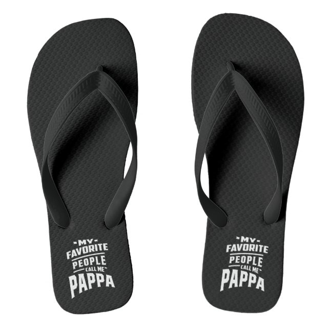 Meine Lieblings-Leute nennen mich Pappa - Vater Gr Flip Flops (Fußbett)