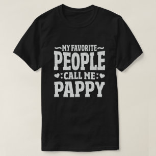 Meine Lieblings-Leute nennen mich Pappy Funny Opa T-Shirt