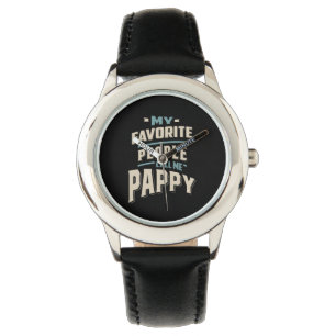 Meine Lieblings-Leute nennen mich Pappy - Vater Gr Armbanduhr