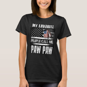 Meine Lieblings-Leute nennen mich Paw Pater Vatert T-Shirt
