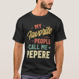 Meine Lieblings-Leute nennen mich Pepere Vintage V T-Shirt