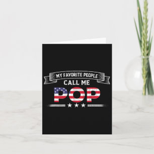 Meine Lieblings-Leute nennen mich Pop Vatertag USA Karte