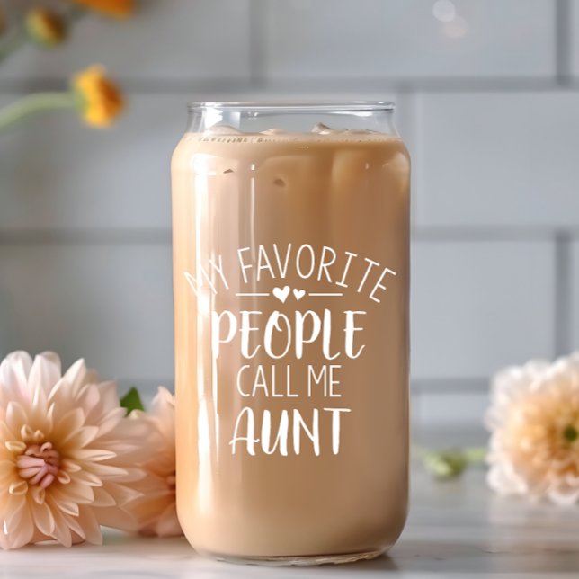 Meine Lieblings-Leute nennen mich Tante-Bier kann  Dosenglas (Von Creator hochgeladen)