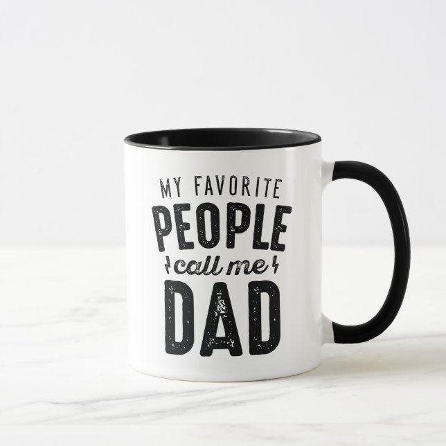 Meine Lieblings-Leute nennen mich Vater Tasse (Rechts)