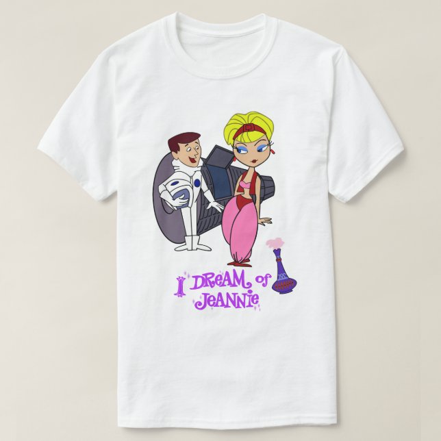 Meine Lieblings-Menschen träumen von Jeannie Cool  T-Shirt (Design vorne)