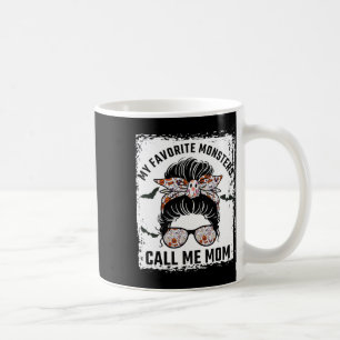 Meine Lieblings-Monster nennen mich Mama-Messy Bun Kaffeetasse