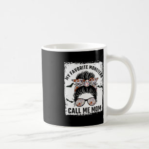 Meine Lieblings-Monster nennen mich Mama-Messy Bun Kaffeetasse