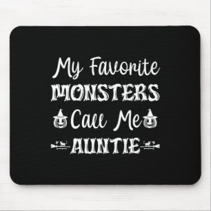 Meine Lieblings-Monster nennen mich Tantentante-Fu Mousepad