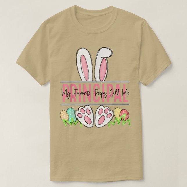 Meine Lieblings-Pep nennen mich Principal Happy Oa T-Shirt (Design vorne)