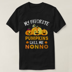 Meine Lieblings-Pumpkins nennen mich Nonno Funny H T-Shirt