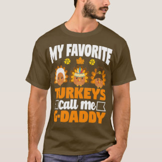 Meine Lieblings-Puten nennen mich GDaddy Funny Fal T-Shirt